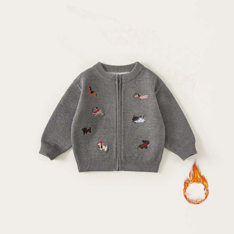 Knit Cardigan Infant - Suéter Cardigã Infantil UNITIM para Meninos,