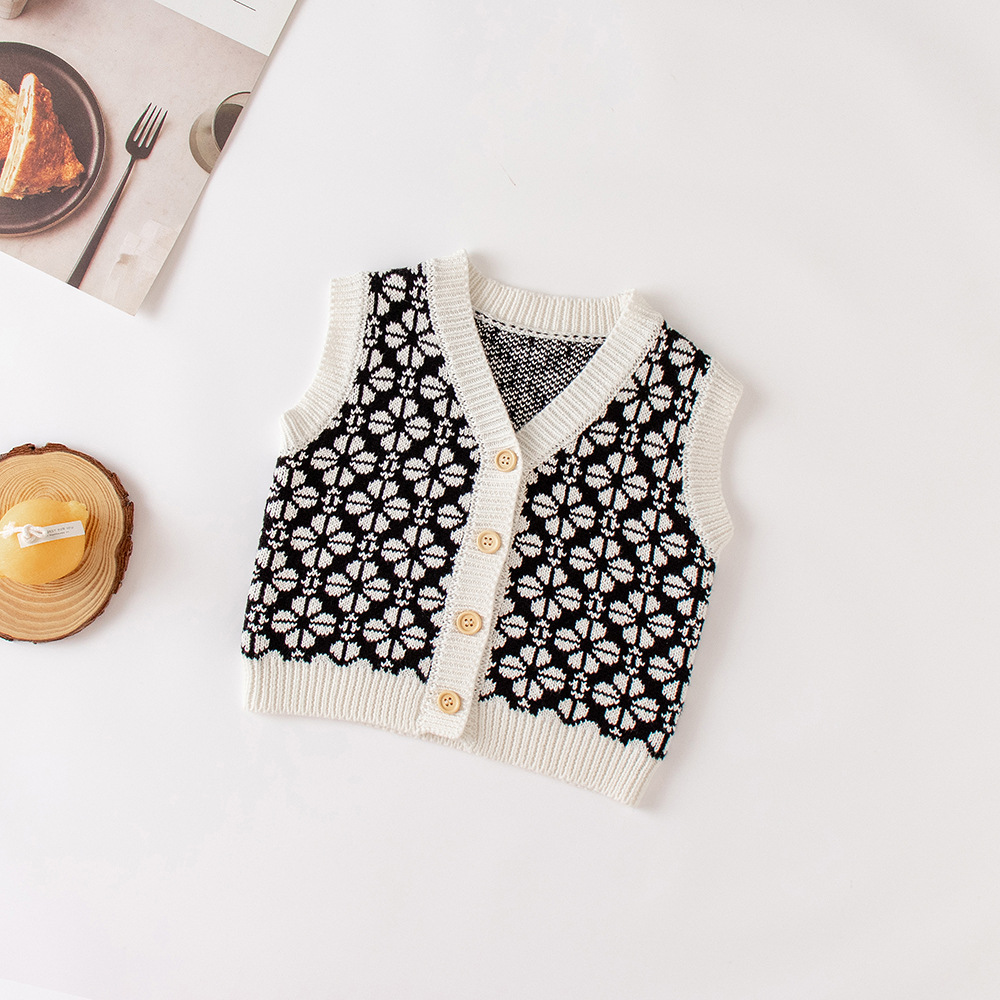 Knit Cardigan Infant - 2025 primavera e outono novas meninas