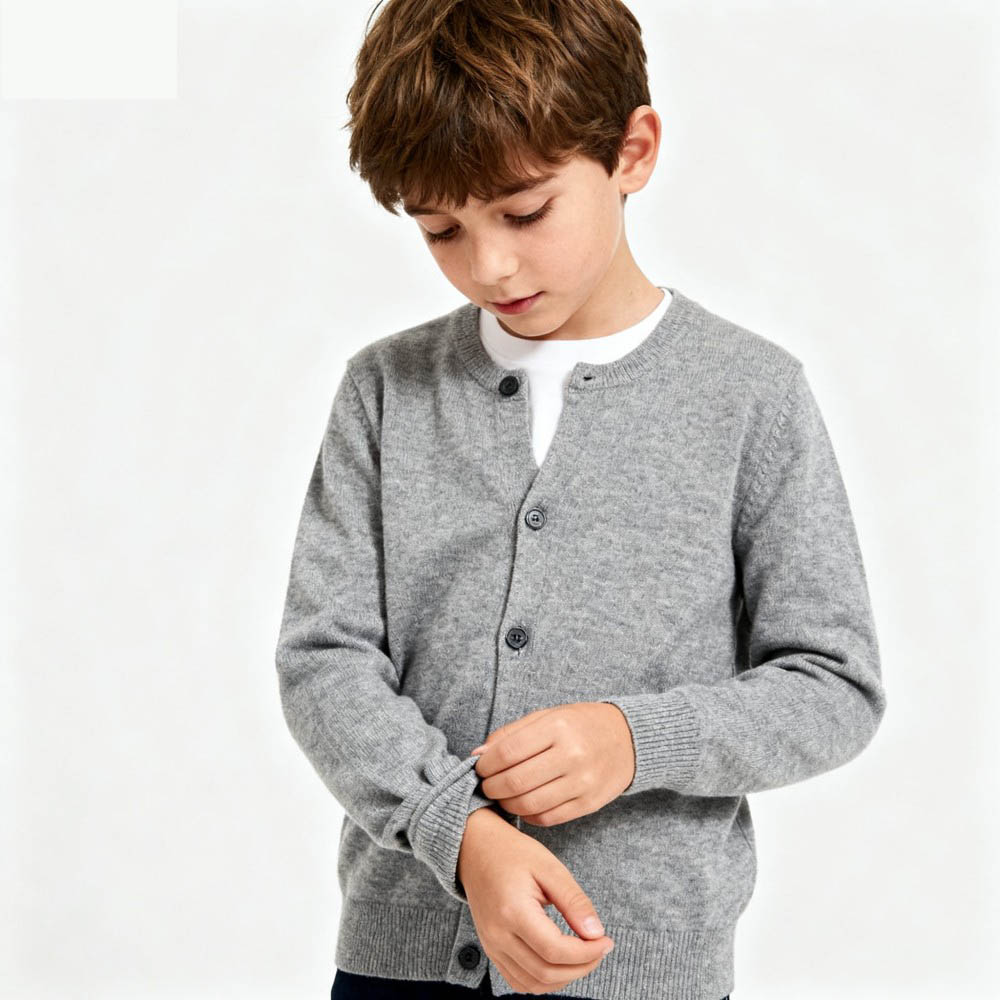 Knit Cardigan Infant - Suéter para Meninos de 3 a