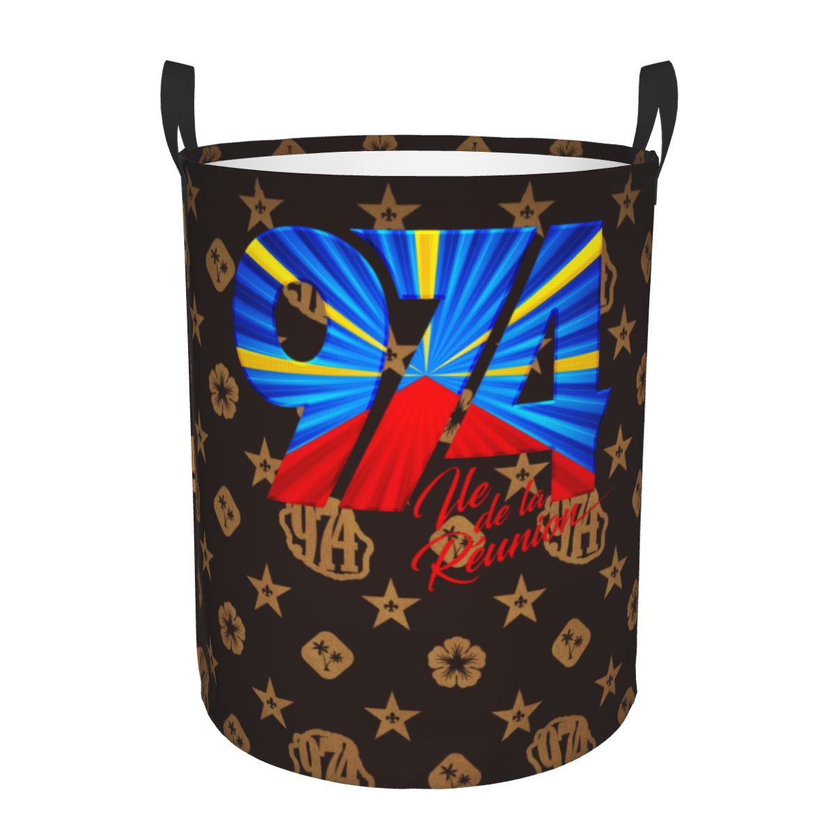 Baby Clothing Logo - Reunion Island Logo cesta de lavanderia,