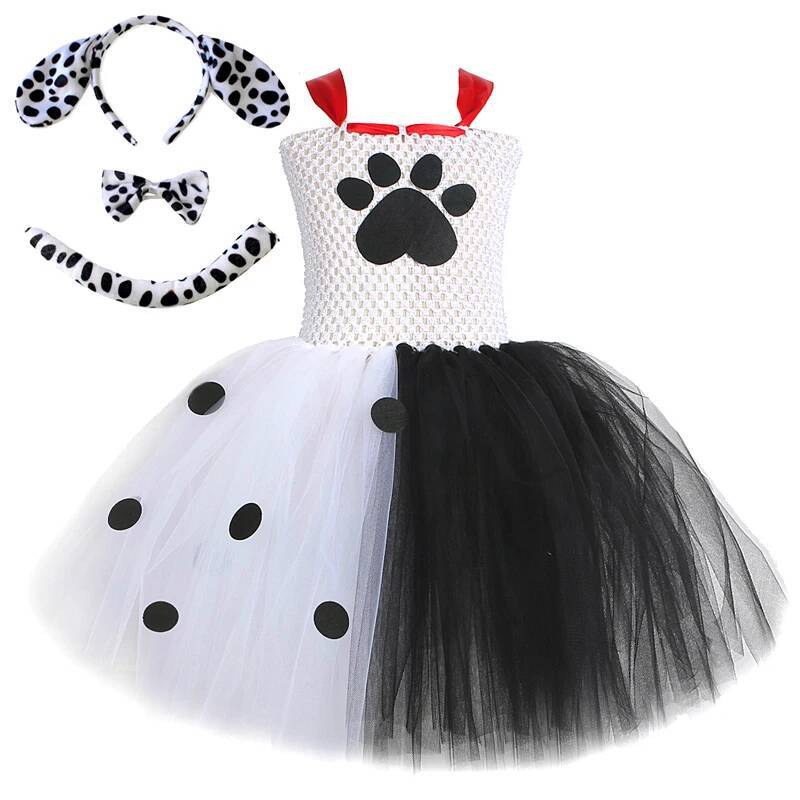 Baby Clothing Kit - Vestido Tutu de Cão Dálmata para