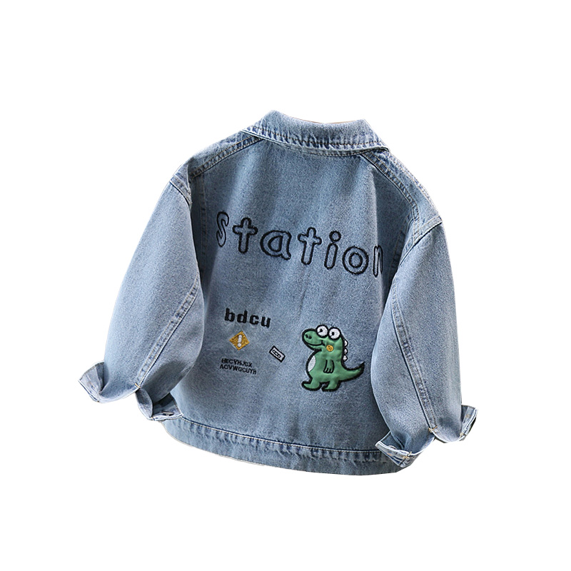 Baby Clothing - Estilo bonito bebê criança jaqueta jeans
