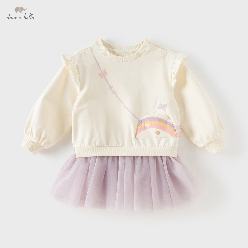Baby Clothing Bundles - Vestido Infantil Dave Bella para Meninas,
