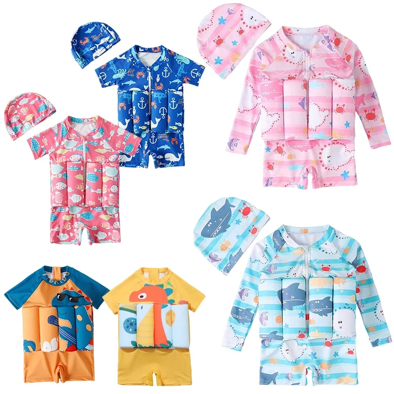 Baby Clothing Bundles - Maiô flutuante para crianças, roupa de