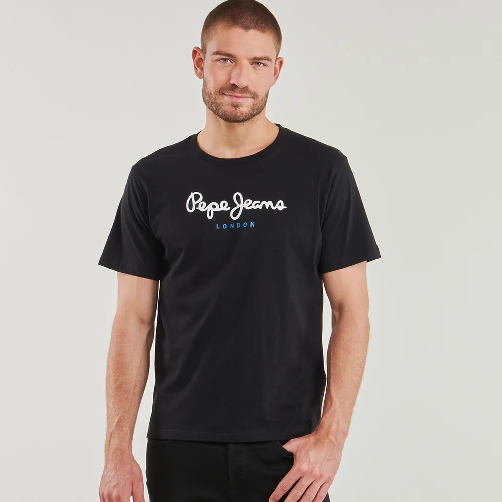 Baby Clothing Logo - Camiseta Masculina de Manga Curta Pepe