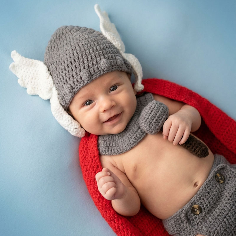 Baby Clothing Kit - Acessórios para Fotografia de Recém-Nascidos, Fantasia