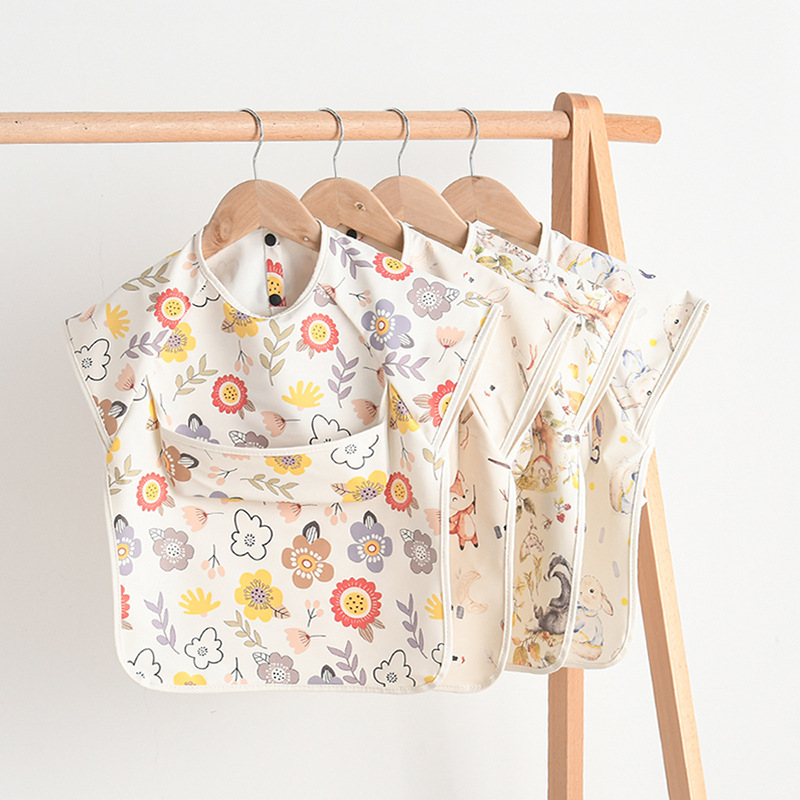 Baby Clothing Kit - Bebê recém-nascido babadores blusa impermeável sem