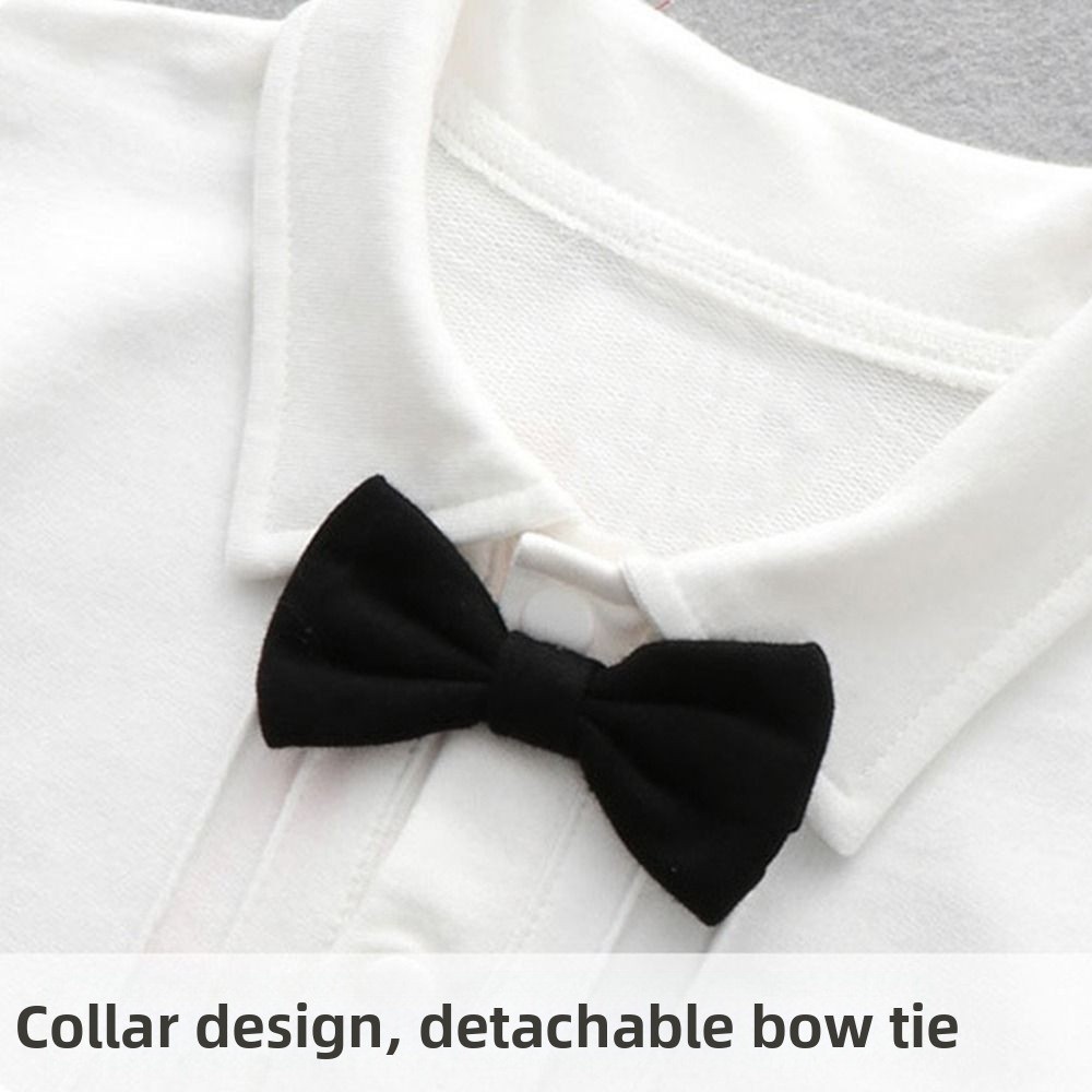 2 pçs/set preto smoking cavalh - Baby Clothing Bundles avaliação e preço
