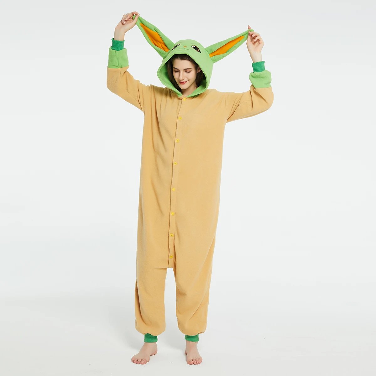 Adultos yoda bebê grogu onesie - Baby Clothing avaliação e preço