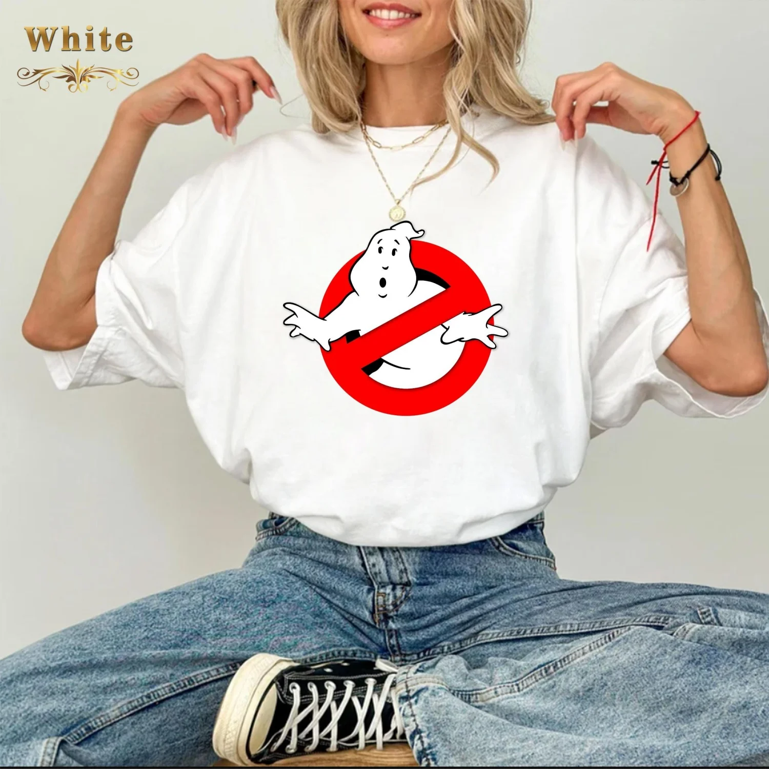 Camiseta Ghostbusters, camiset - Baby Clothing Logo avaliação e preço