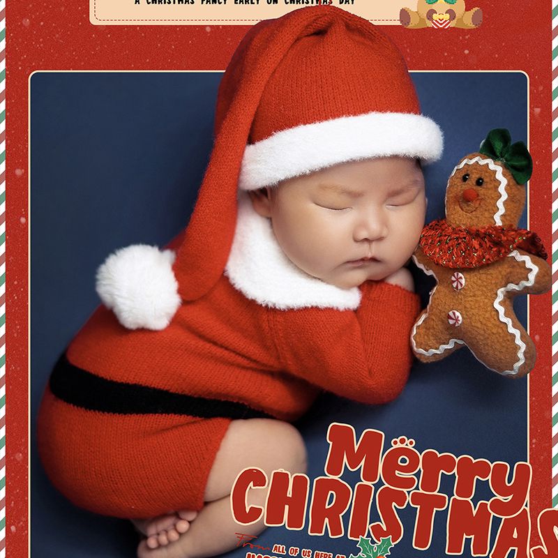 Papai noel recém-nascido foto  - Baby Clothing Kit avaliação e preço