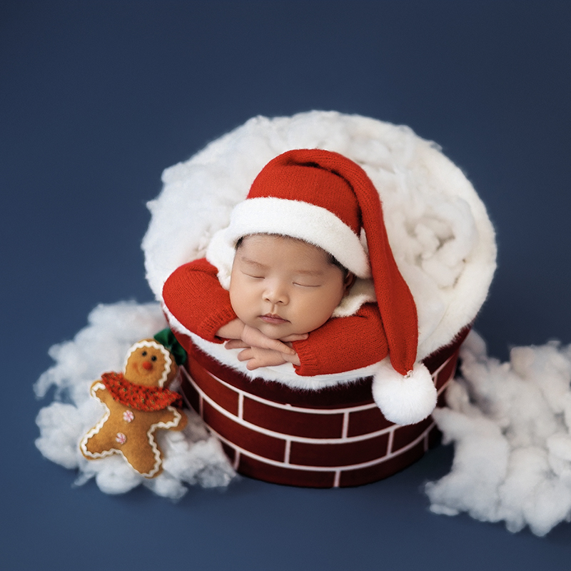 Papai noel recém-nascido foto  - Baby Clothing Kit avaliação e preço