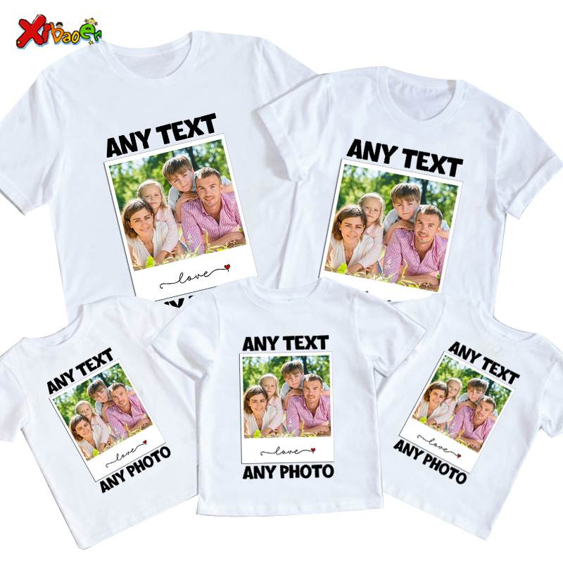 Camiseta Familiar Personalizad - Baby Clothing Logo avaliação e preço