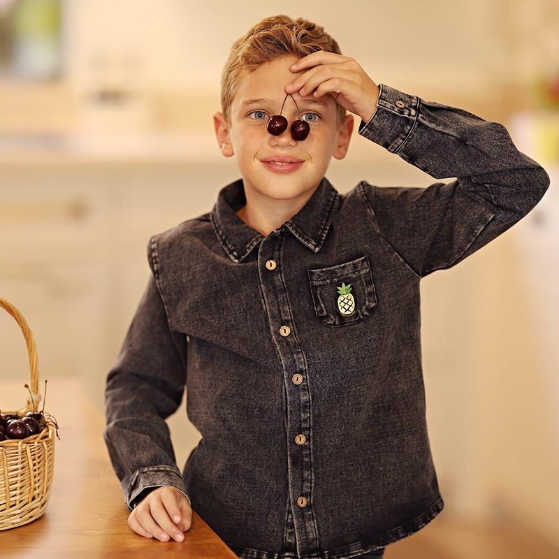 Conjunto Familiar em Jeans Pre - Baby Clothing Logo avaliação e preço