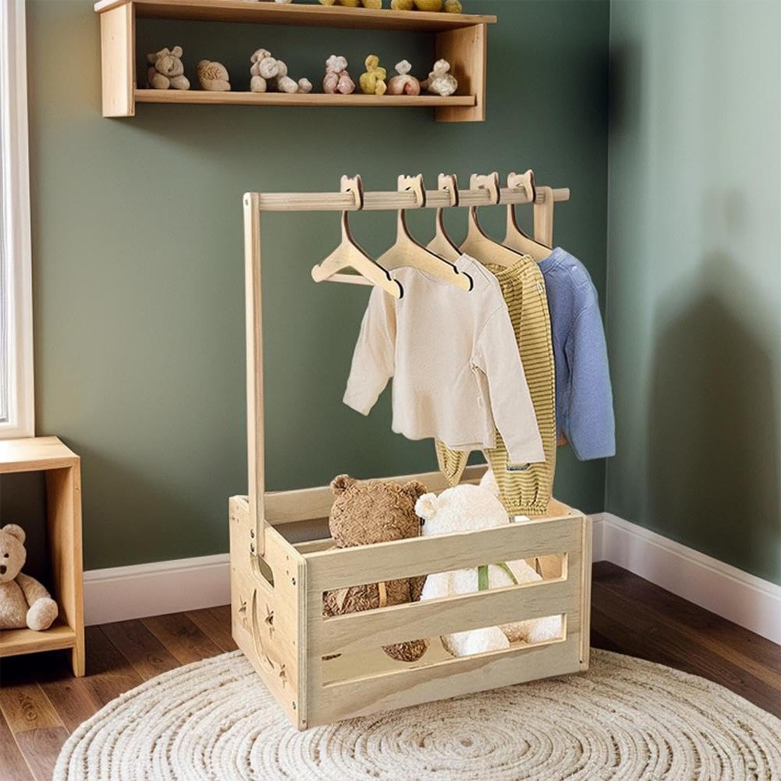 Caixa de armazenamento de roup - Baby Clothing Rack For Baby Shower avaliação e preço