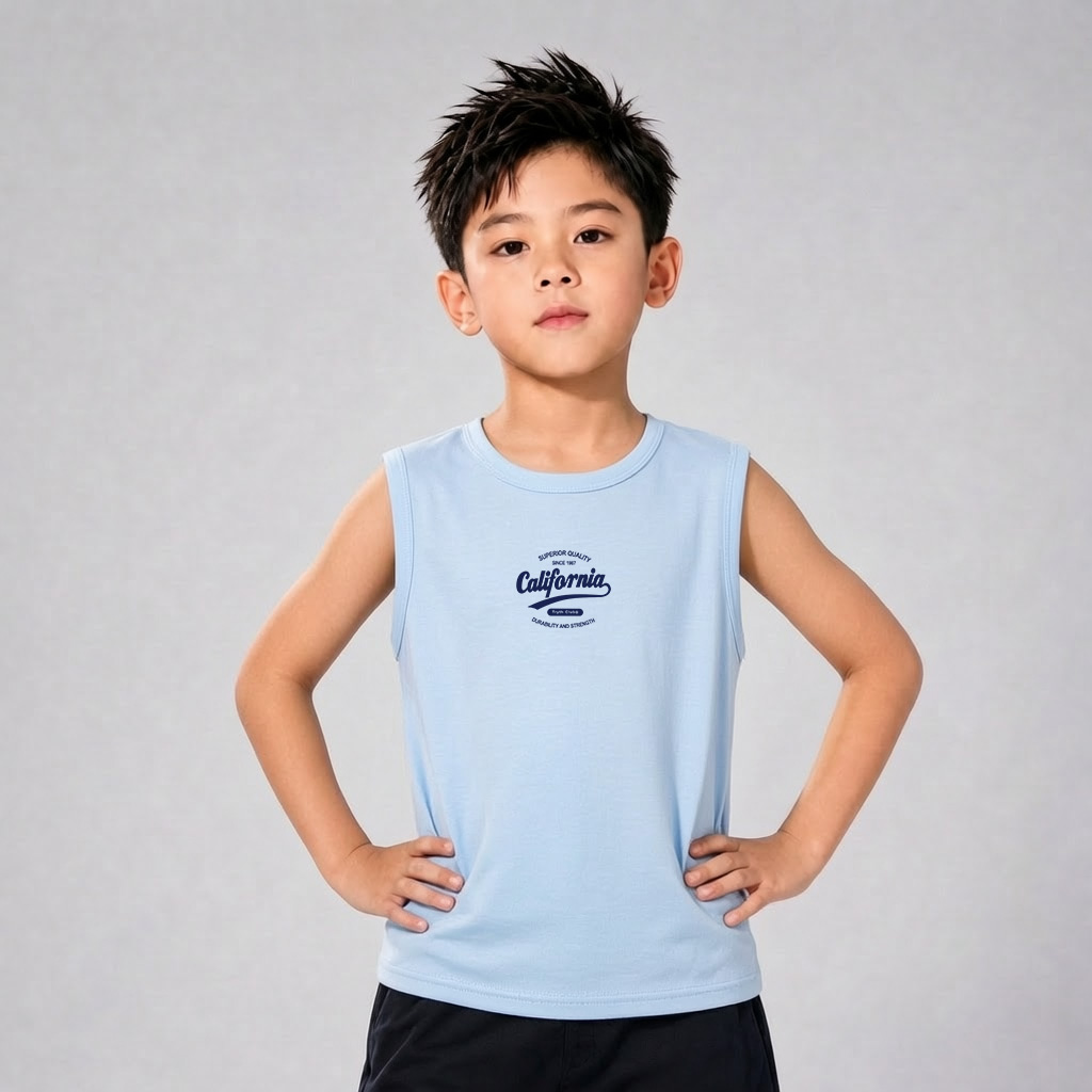 Camisetas sem mangas respiráve - Baby Clothing Logo avaliação e preço