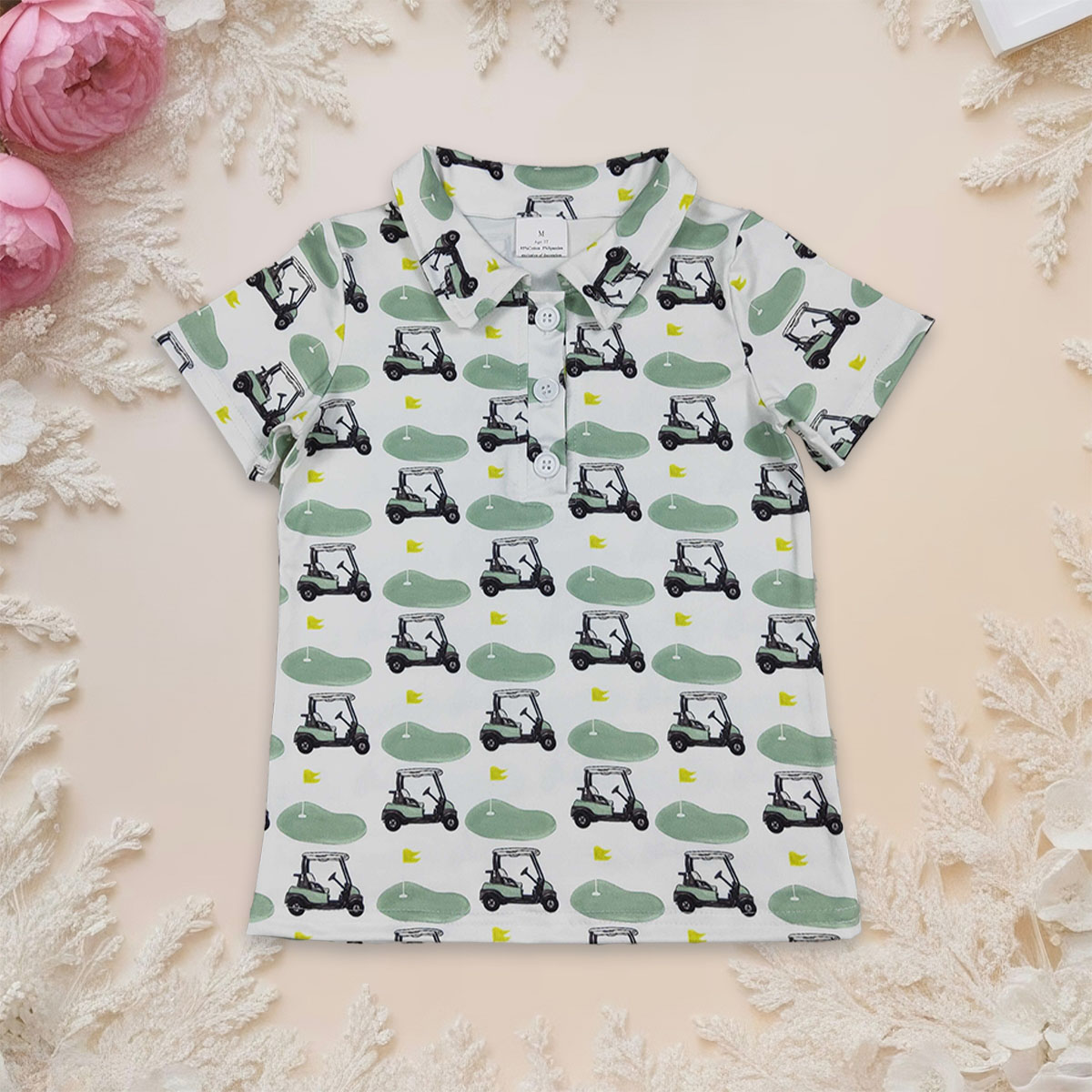 Camisas de Golfe de Manga Curt - Knit Cardigan Infant avaliação e preço